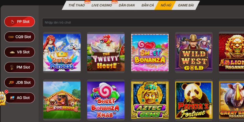 Giới thiệu sơ lược về sảnh slot game PP thuộc N88